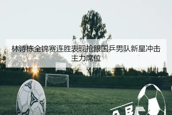 林诗栋全锦赛连胜表现抢眼国乒男队新星冲击主力席位
